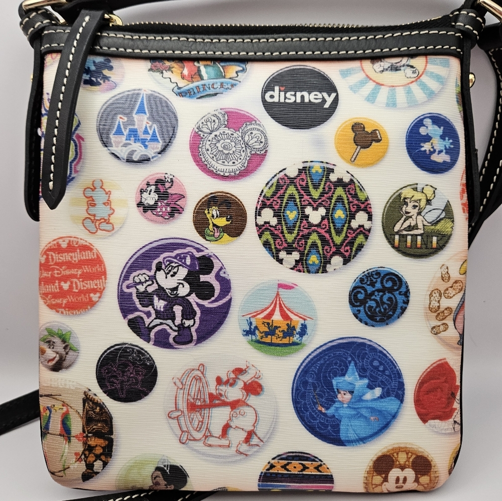 Dooney & Bourke vintage Disney Character Buttons Crossbody Bag - Picture 2 of 9